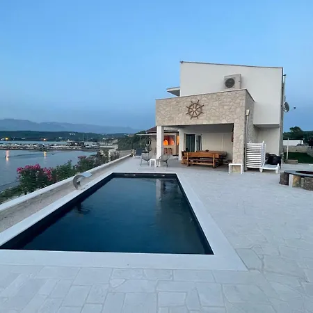 Maritime - Exklusive Strandvilla Mit Beheiztem Pool, Grillhuette & Meerblick Bei Zadar * Ljubač